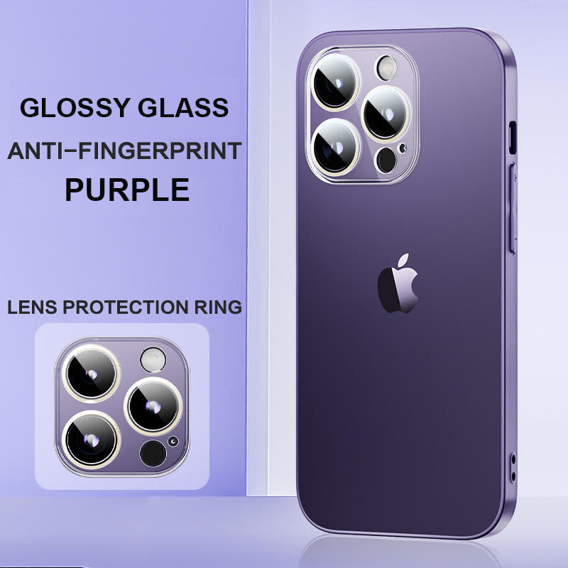 Glossy Ultra Thin Electroplated Camera Lens Protection For iPhone
