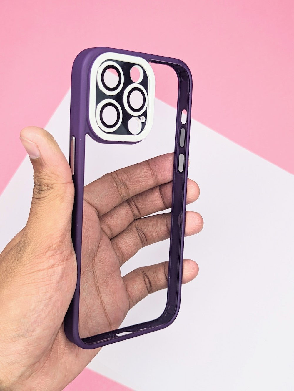 Premium Transparent Armor Bumper Back Case  for iPhone