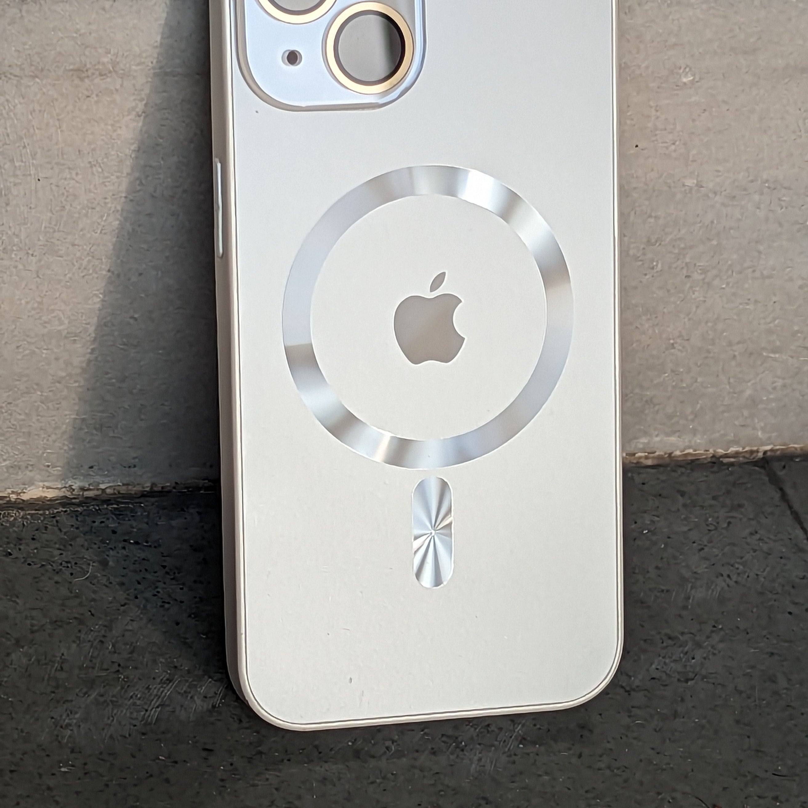 Glossy Electroplated Camera Lens Protection Magsafe Case For iPhone 14 Pro