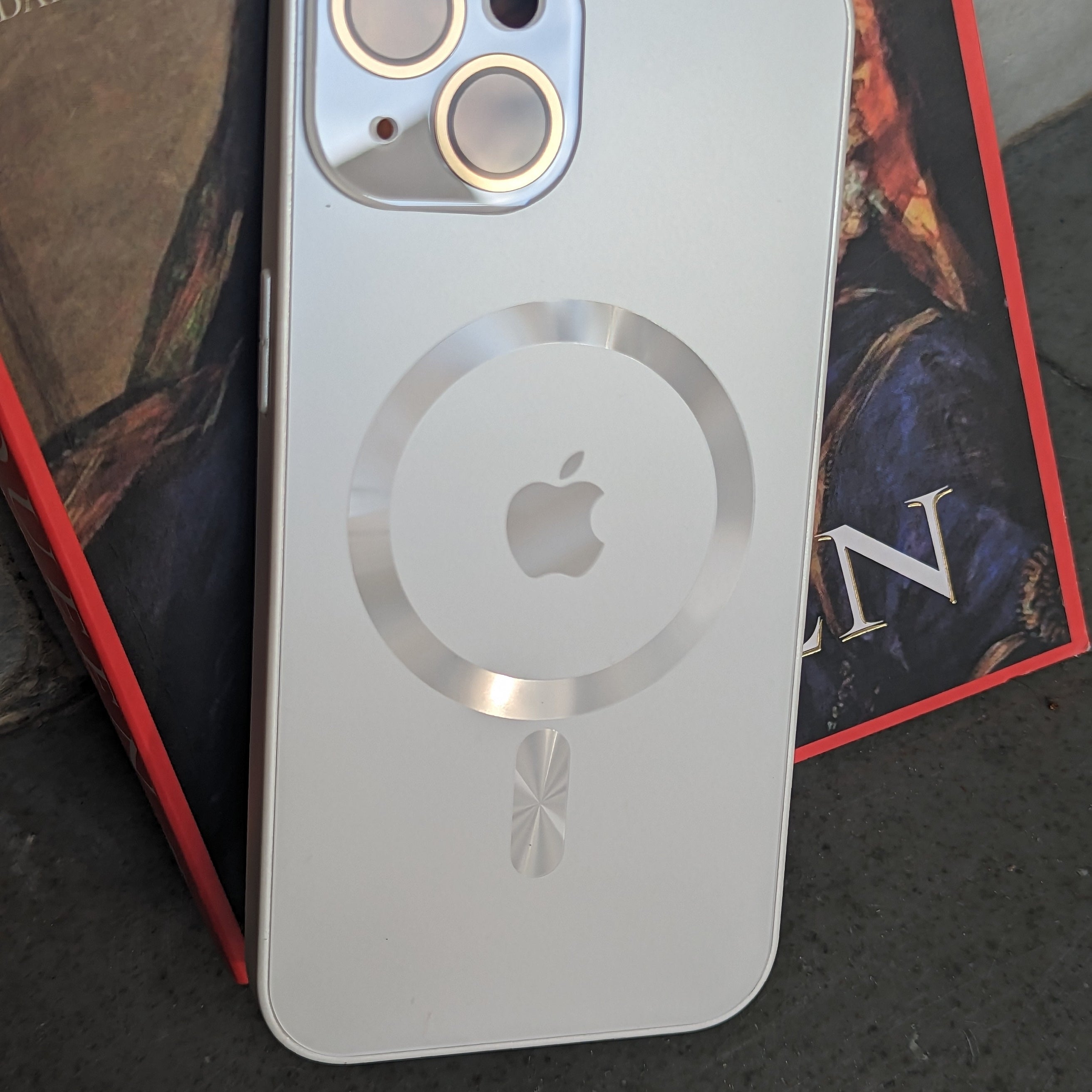 Glossy Electroplated Camera Lens Protection Magsafe Case For iPhone 13 Pro Max