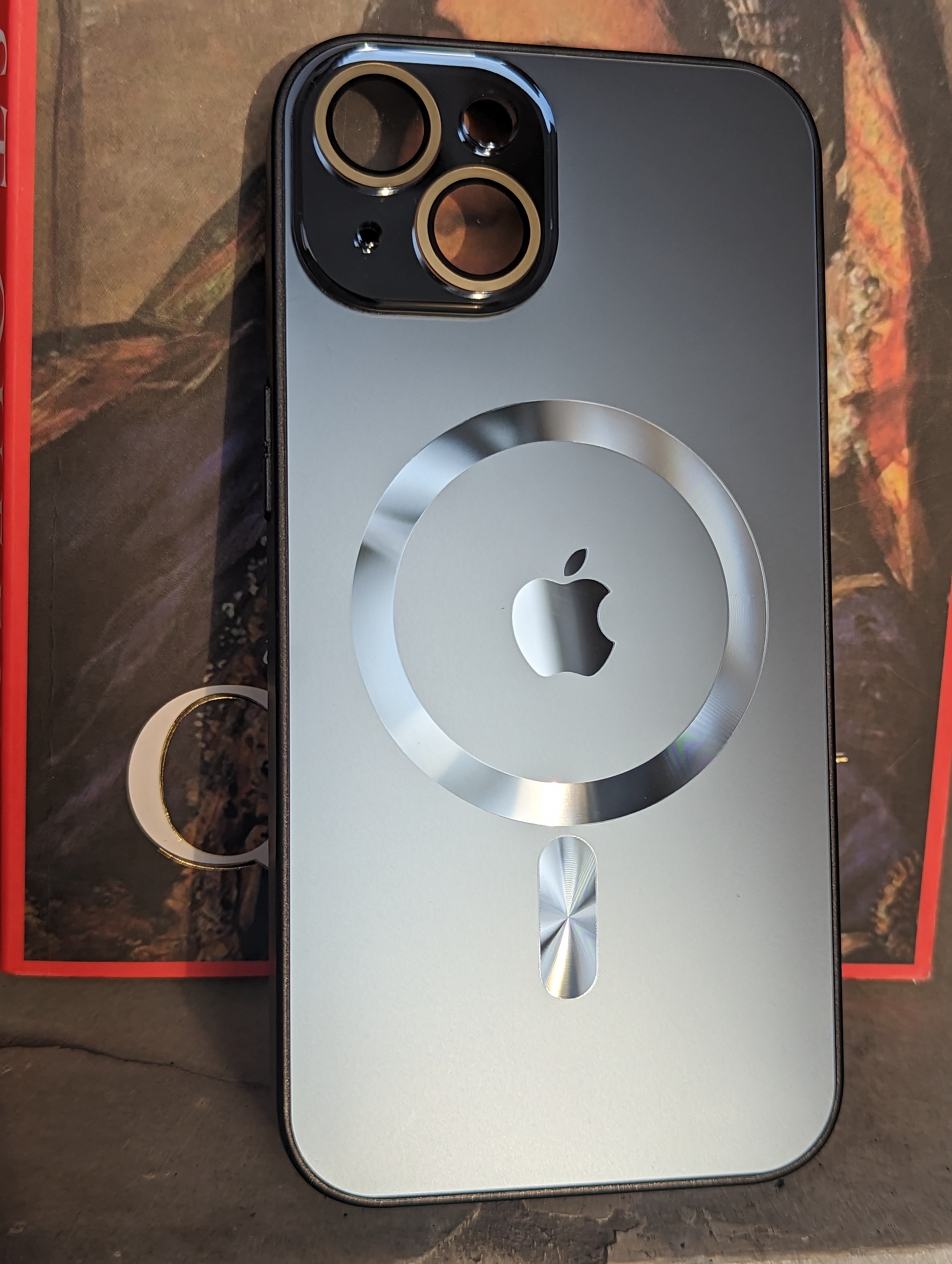 Glossy Electroplated Camera Lens Protection Magsafe Case For iPhone 13 Pro Max