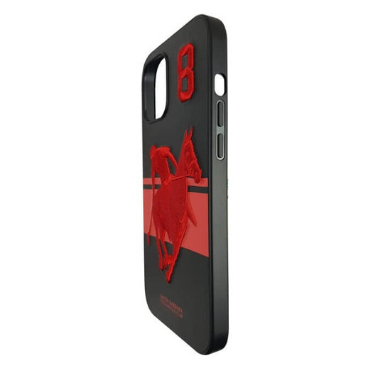 Santa Barbara Garner Series Genuine Leather Black Case For iPhone 13 Pro Max - planetcartonline