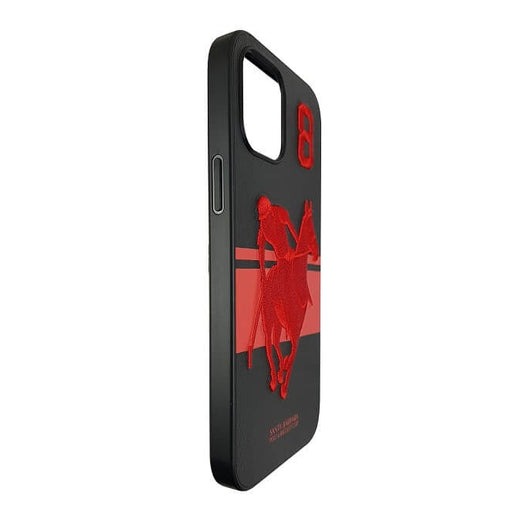 Santa Barbara Garner Series Genuine Leather Black Case For iPhone 13 Pro Max - planetcartonline