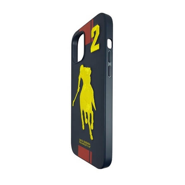 Santa Barbara Garner Series Genuine Leather Blue Case For iPhone 13 Pro - planetcartonline