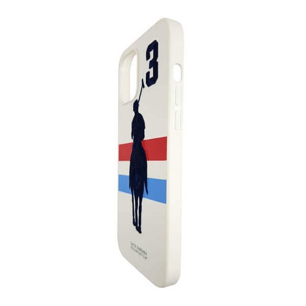Santa Barbara Garner Series Genuine Leather White Case For iPhone 13 - planetcartonline