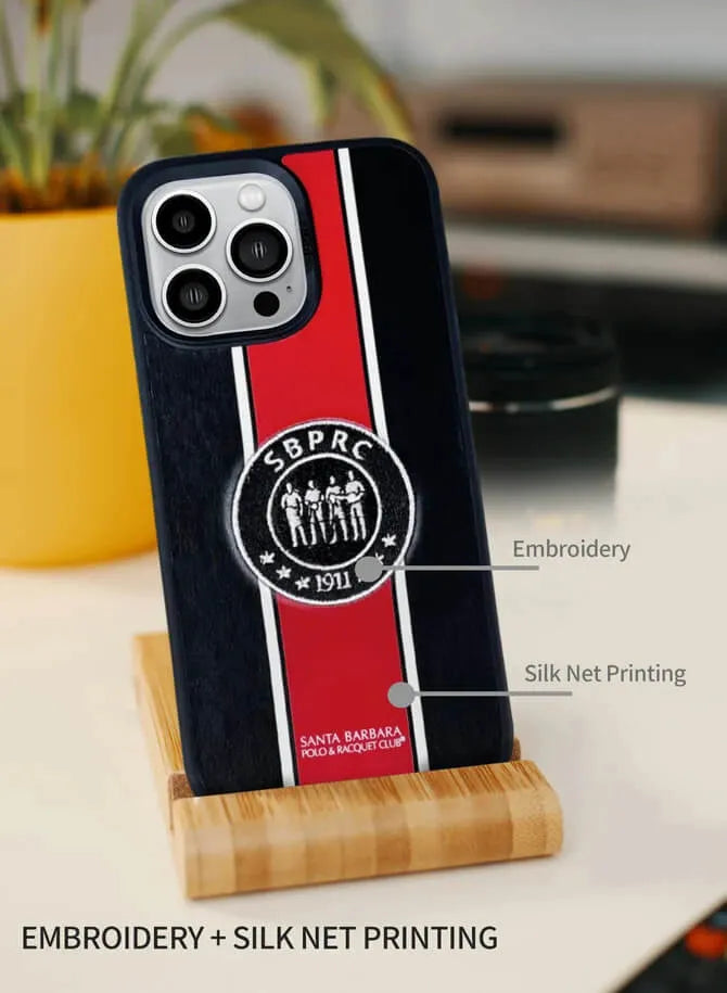 Santa Barbara Classic Gareth Series Genuine Leather Case For iPhone 15 Pro Max