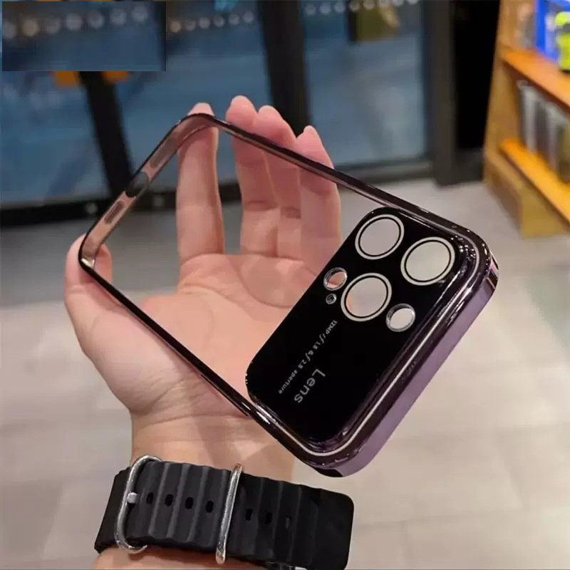 New Edition Smooth Luxury Lens Case For iPhone 13 Pro Max