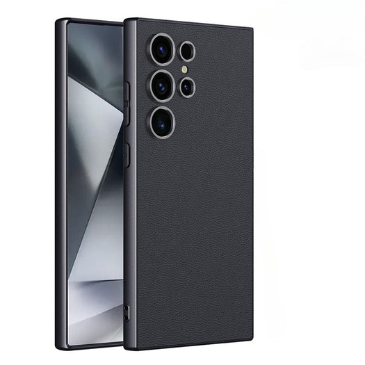 Matte Leather Phone Case For Samsung Galaxy S24 Ultra