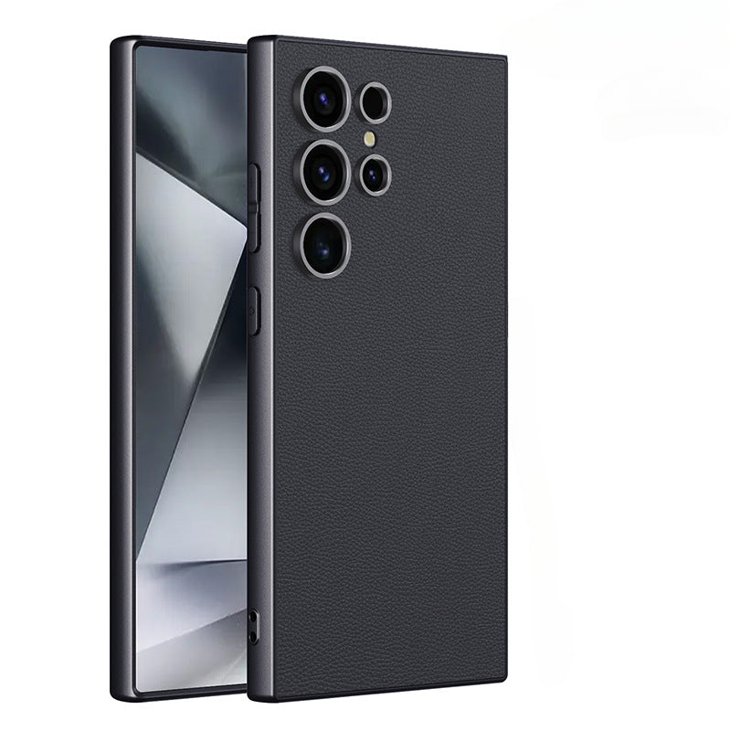 Matte Leather Phone Case For Samsung Galaxy S24 Ultra