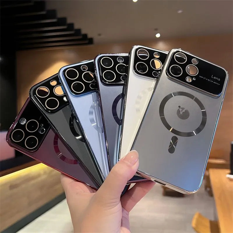 Luxury AG Nano Matte Magnetic Case For iPhone