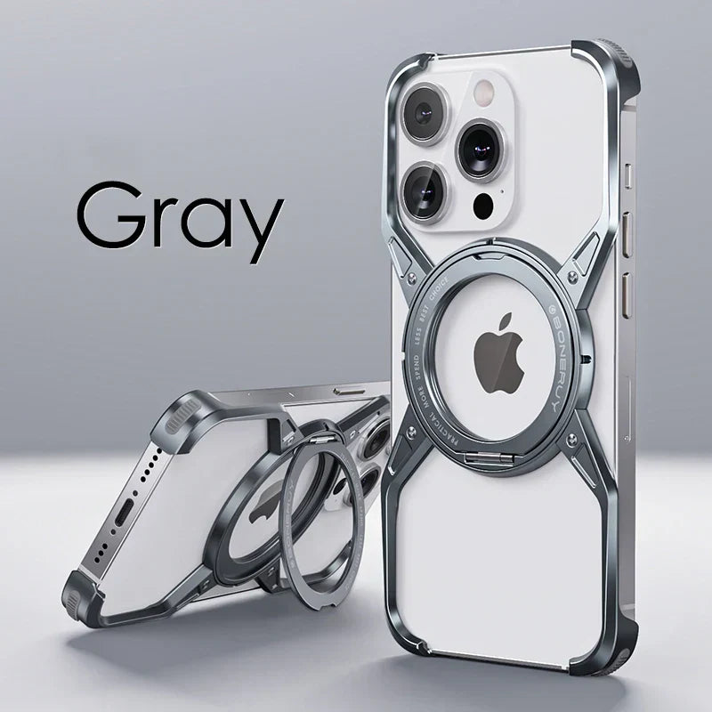 Aluminum Rimless Cover For iPhone 16 Pro