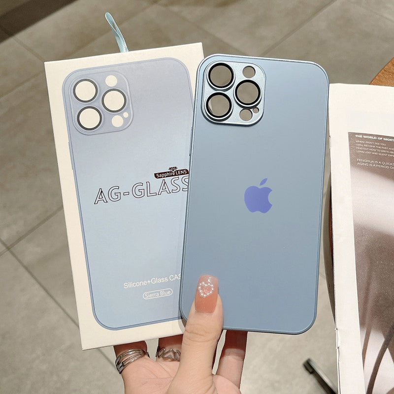 Orignal Glossy Premium Glass Back Case For iPhone 13 Pro