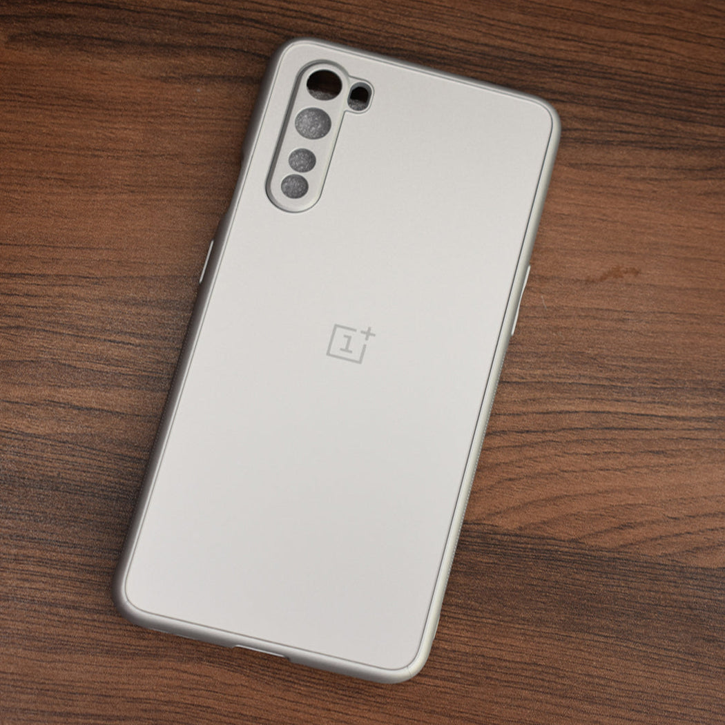 Special Edition Matte Finish Silicone Glass Back Case For Oneplus Nord