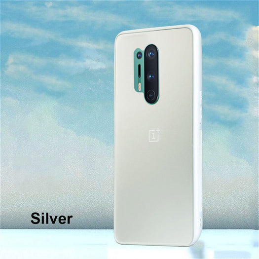 Special Edition Matte Finish Silicone Glass Back Case For Oneplus - Premium Cases