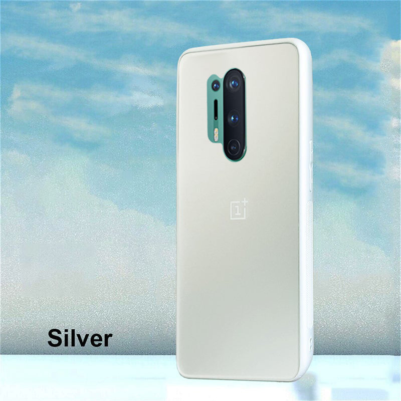 Special Edition Matte Finish Silicone Glass Back Case For Oneplus - Premium Cases
