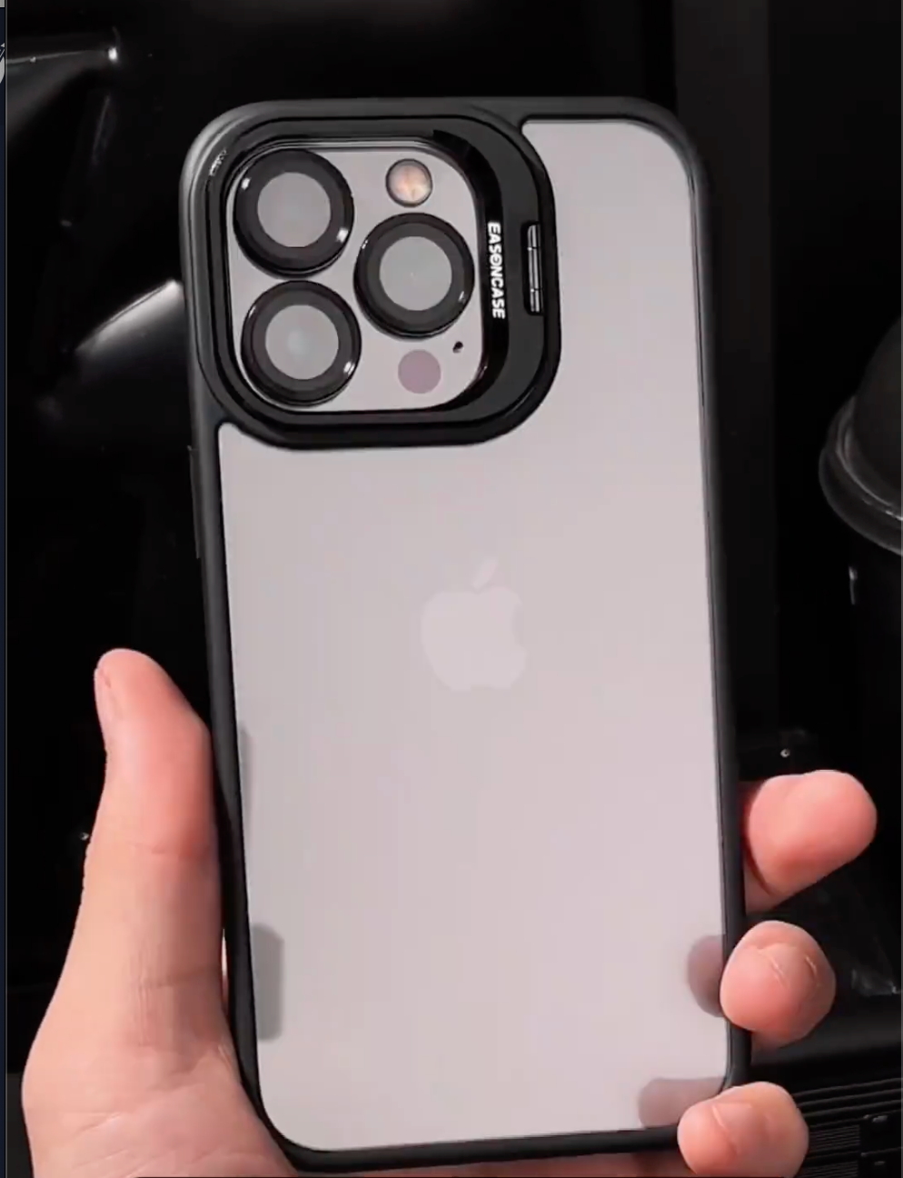 Camera Stand Case With Metal Rings For iPhone 14 Plus