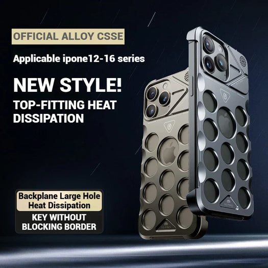 Metal Large Hollow Cover For iPhone