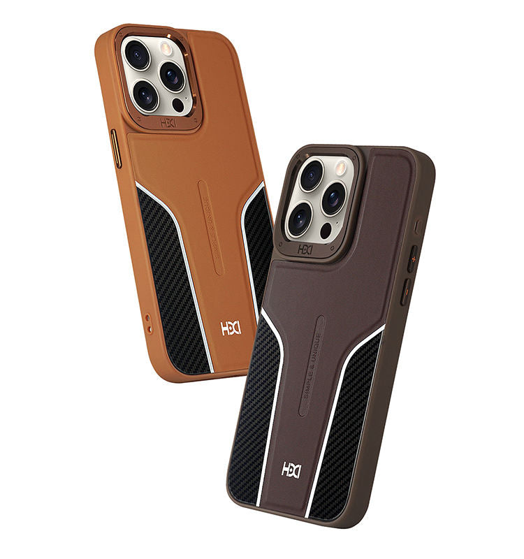 New Product SuperCar Series Leather Acrylic Cases for iPhone