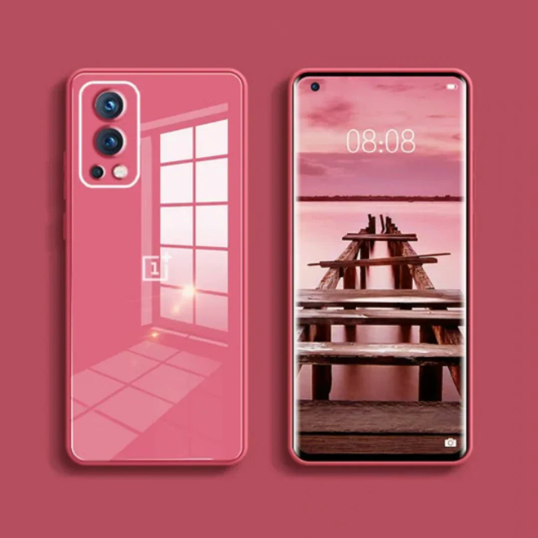 Luxurious Glass Back Case For Oneplus Nord