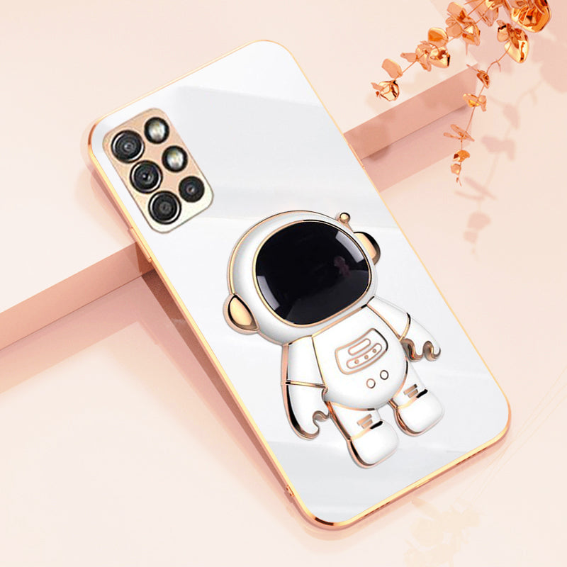 Astronaut Luxurious Gold Edge Back Case For OnePlus 8T