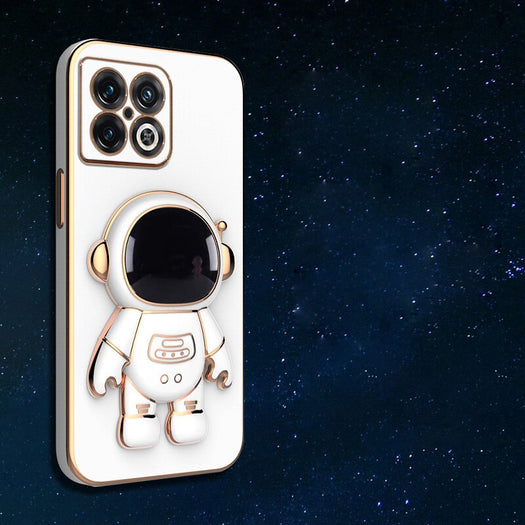 Astronaut Luxurious Gold Edge Back Case For OnePlus 10 Pro