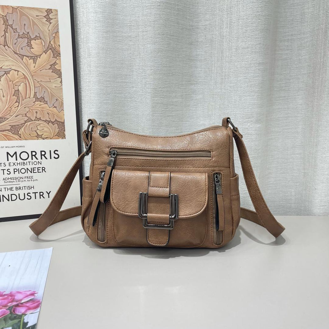 Luxury Trand Satchel High Quality Leather Sling Handbag For Female