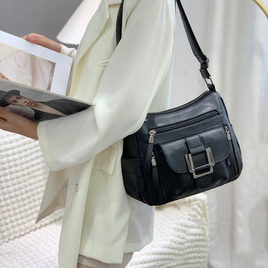 Luxury Trand Satchel High Quality Leather Sling Handbag For Female