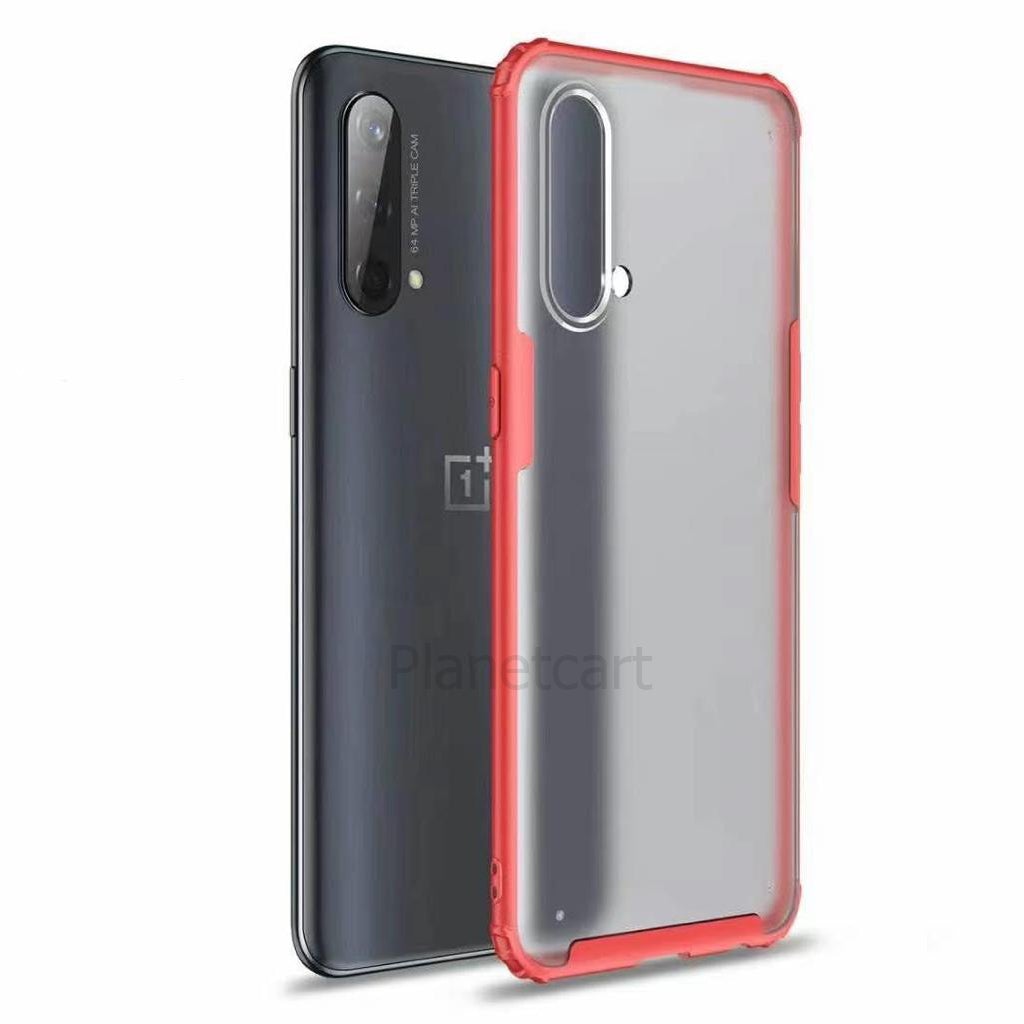 Henks Matte Transparent Case For Oneplus Nord CE