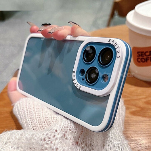 Root Transparent Polycarbonate Back Case Cover for iPhone 15 Series