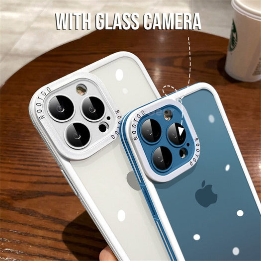 Root Transparent Polycarbonate Back Case Cover for iPhone 15 Series