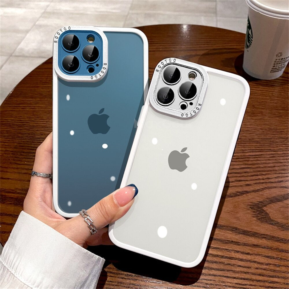 Root Transparent Polycarbonate Back Case Cover for iPhone 15 Pro