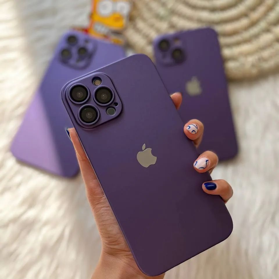Luxurious Matte Thin Back Case With Shinning Logo For iPhone 14 Plus