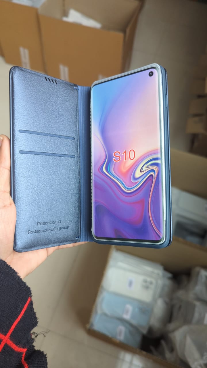 Peacocktion Flip Cover For Samsung S10