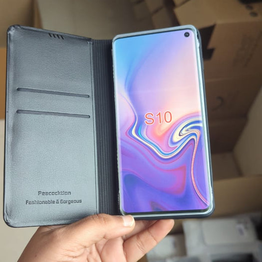 Peacocktion Flip Cover For Samsung S10