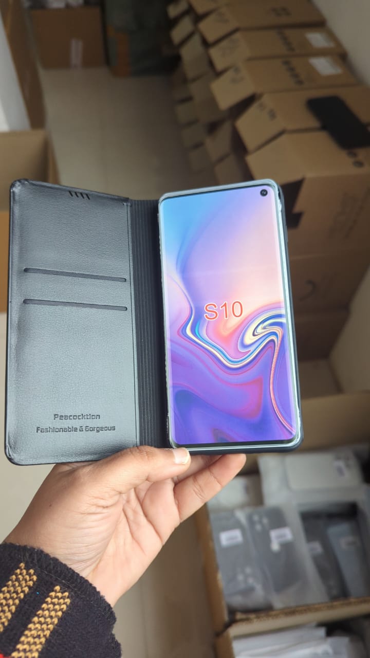 Peacocktion Flip Cover For Samsung S10