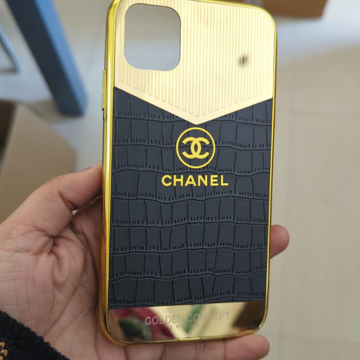 Premium Golden Luxury Back Case For iPhone 12 Pro Max
