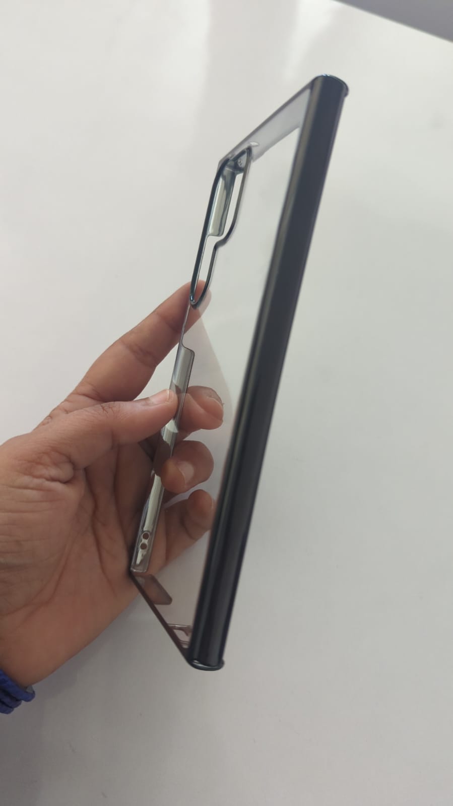 Luxury Transparent Clear Back TPU Case For Samsung Galaxy S23 Ultra