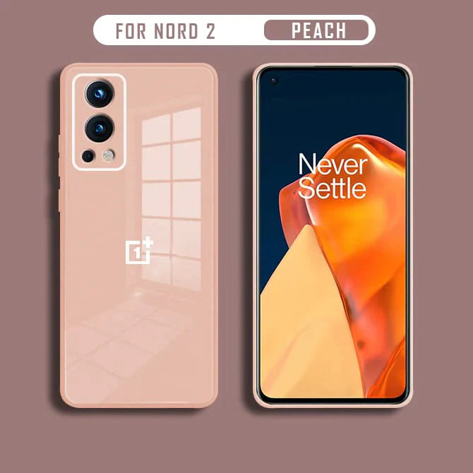 Luxurious Glass Back Case For Oneplus Nord