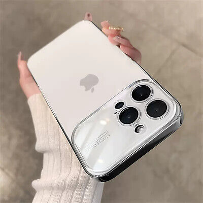New design Lens Glass Case For iPhone 15
