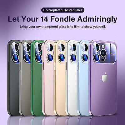 New design Lens Glass Case For iPhone 14 Pro
