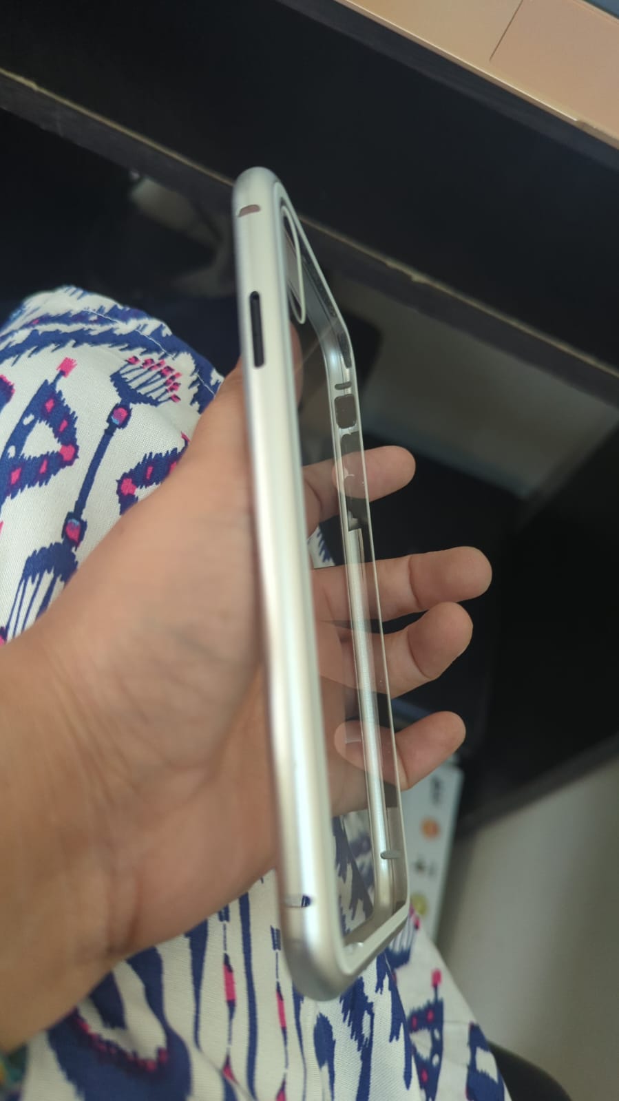 Electronic Auto Fit Back Glass Magnetic Case For iPhone XS Max