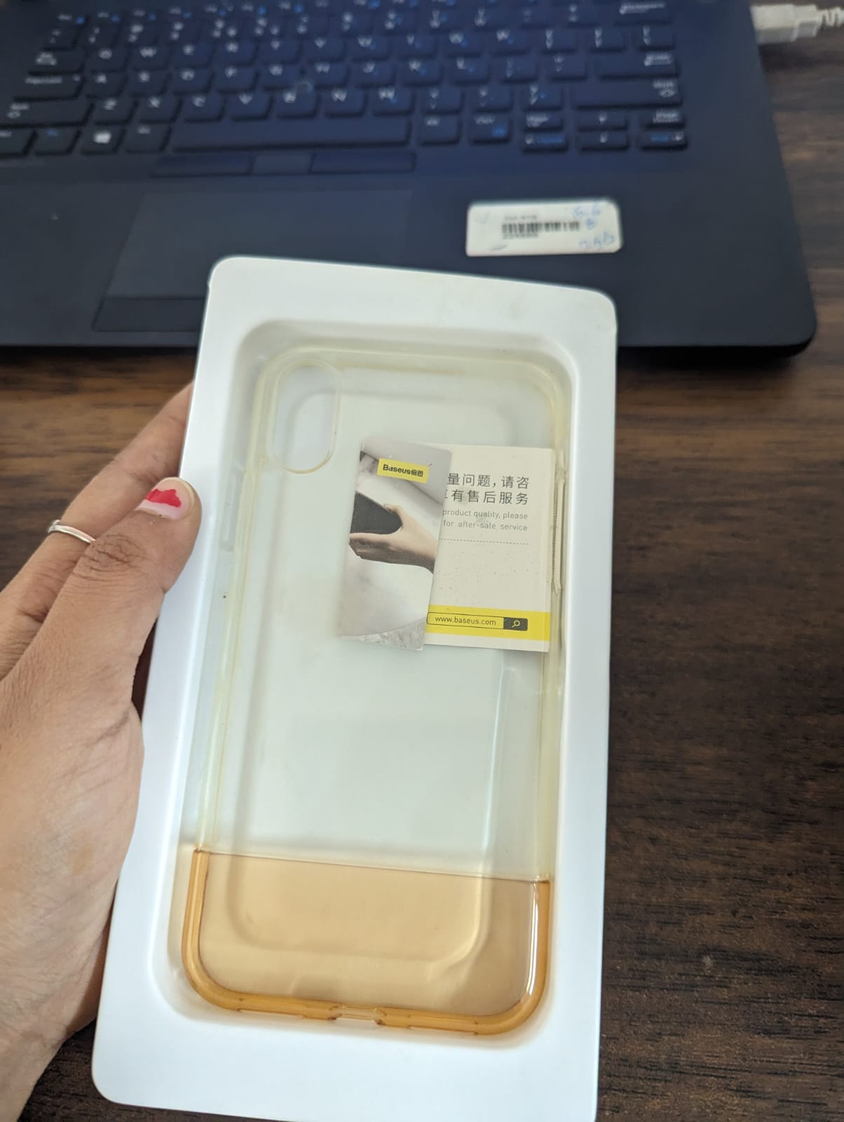 Baseus Transparent Simplicity Case For iPhone X/Xs
