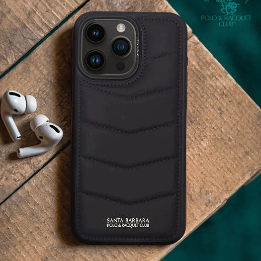 Santa Barbara Classic Clyde Series Genuine Leather Case For iPhone 15 Pro