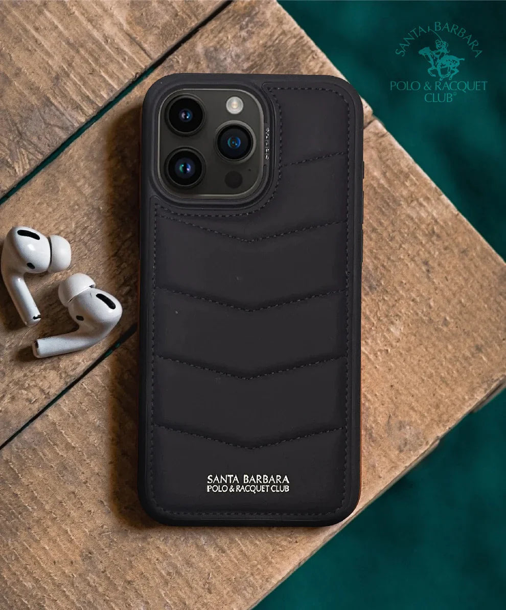 Santa Barbara Classic Clyde Series Genuine Leather Case For iPhone 15 Pro Max