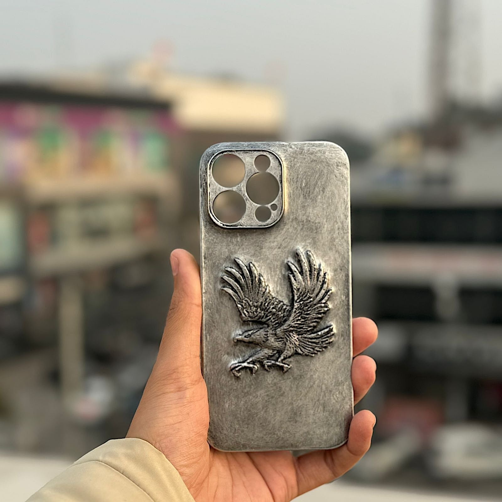 Vintage Eagle Case For iPhone 15