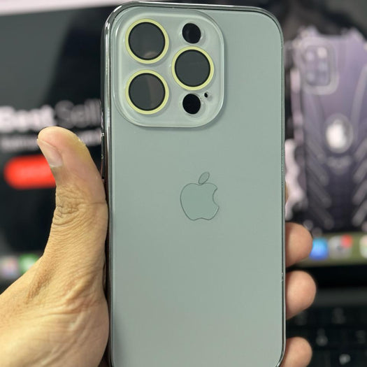 Glossy Ultra Thin Electroplated Camera Lens Protection For iPhone 15 Series