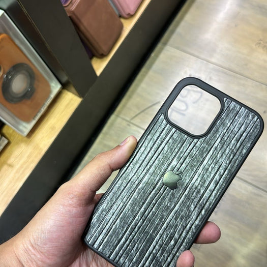 Luxury Leather Logo Case For iPhone