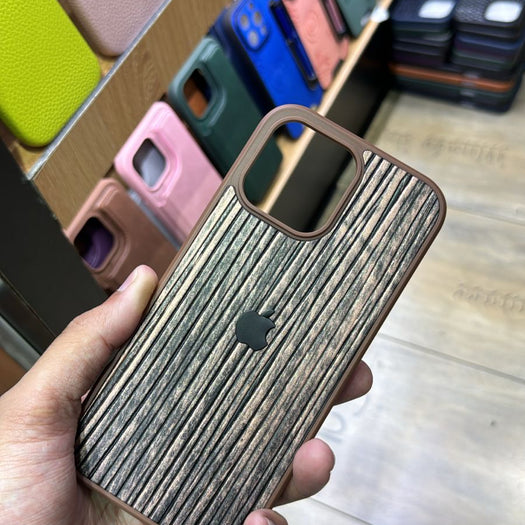 Luxury Leather Logo Case For iPhone