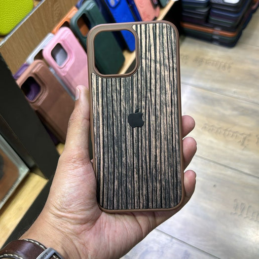 Luxury Leather Logo Case For iPhone