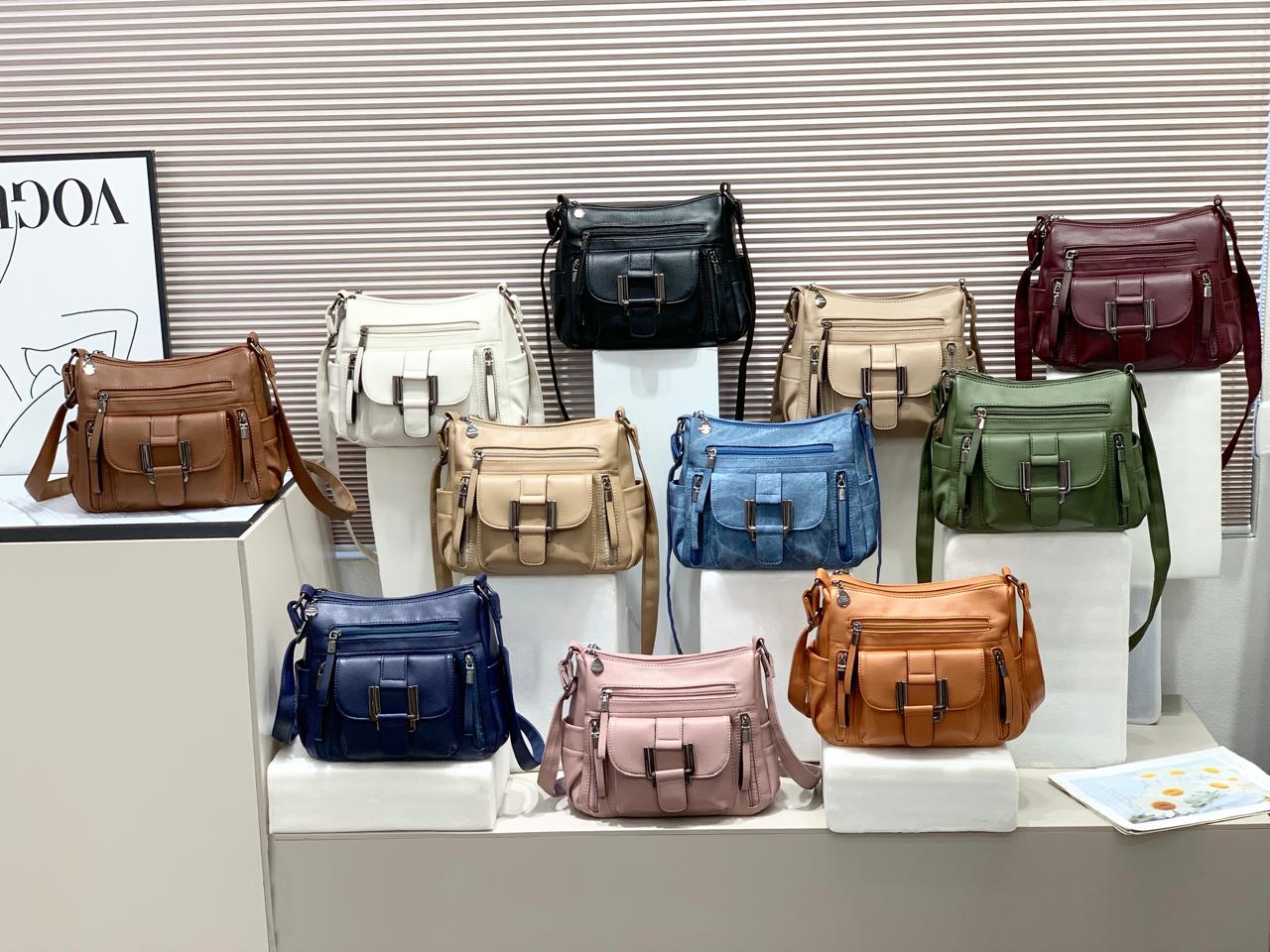 Luxury Trand Satchel High Quality Leather Sling Handbag For Female